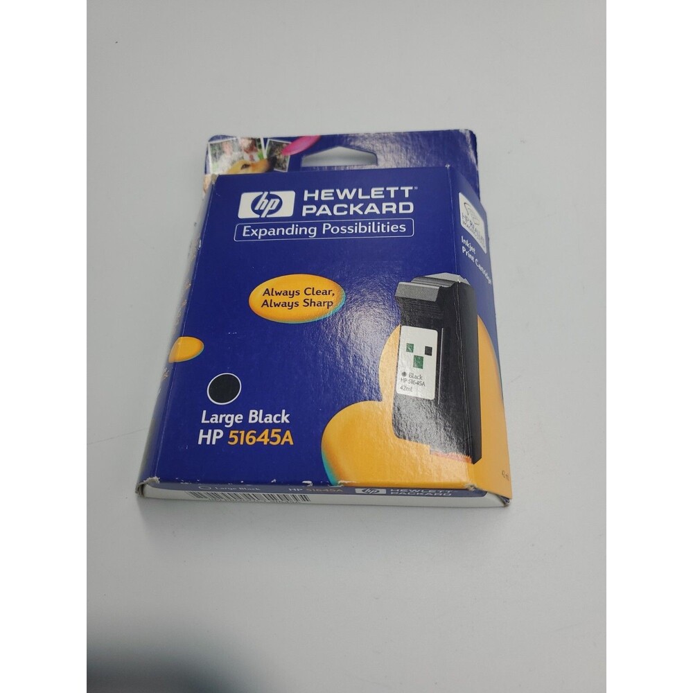 HP 51645A 45 Ink Printer Cartridge - Black Exp 2002